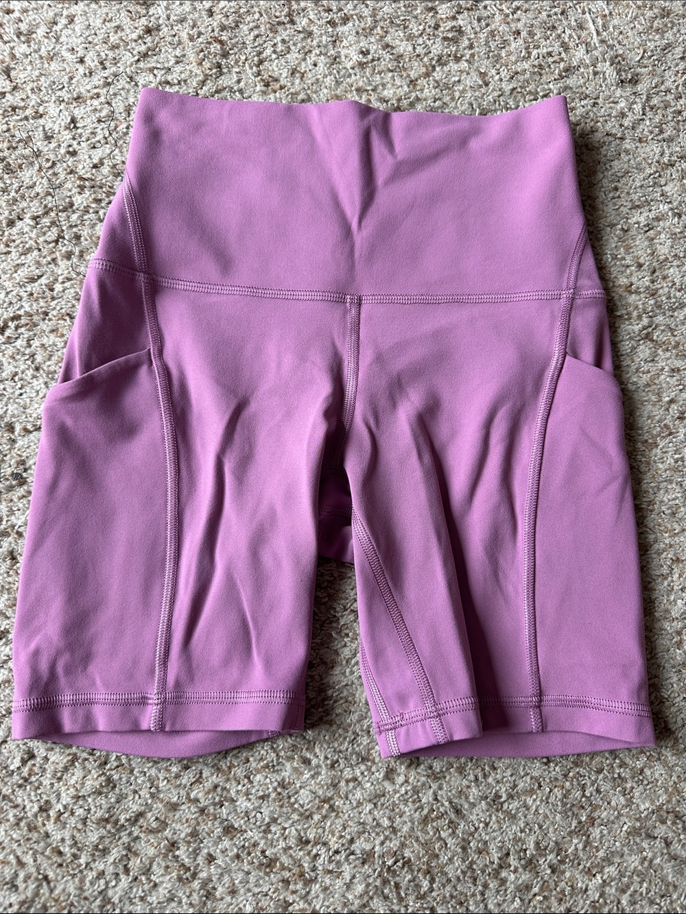 Women’s High-Waist Pink Bike Shorts